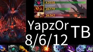 YapzOr Terrorblade vs CM, Venomancer, Juhhernaut, LD, Void - dota2