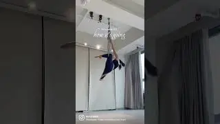 FIRST TIME vs NOW on Aerial Sling - 4 year progress