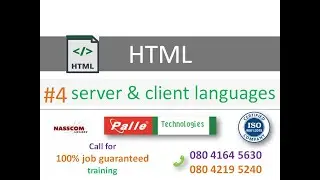Client Side and Server side Language and technologies