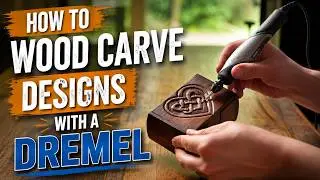 How to Wood Carve/Power Carve Designs With a Dremel