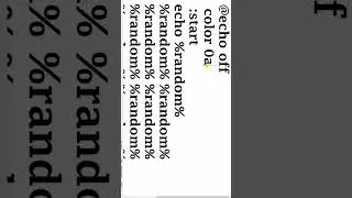 Matrix on Windows with Notepad & Batch Script #youtubeshorts  #trending #viral #howto #tricks #tips