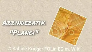 Die Abbindebatik "Plangi"