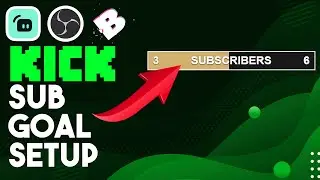 How to setup a Subscriber goal on Kick using Botrix (OBS/Streamlabs)