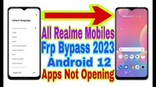All Realme Android 12 Frp Bypass/Apps Not Open | New Trick 2023 | Reset Frp Lock/No Pc 100% Working