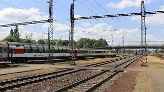 Eurocity train "Porta Moravica" (Graz - Przemysl) with SBB Panorama car arriving at Bohumin