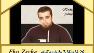 Kavaidul Musla 30.Ebu Zerka