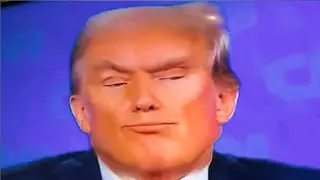 Donald trump MEWING debate 🤫🧏‍♂️