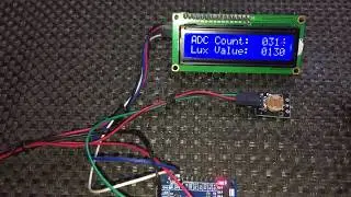 Nuvoton N76E003 ADC Interrupt Example - Light Meter