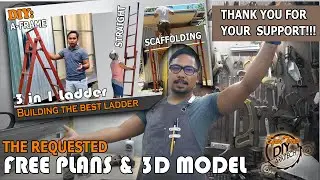 THE BEST LADDER FOR CONSTRUCTION (FREE PLANS)