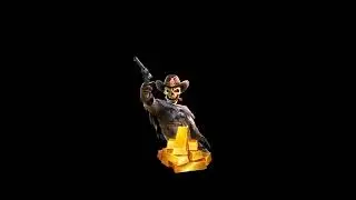 Skull gunshot slot animation demo