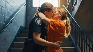 Lesbian love between a female inmate and a female police officer  | Lesbian Love