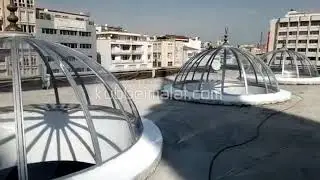 Şeffaf Işık Geçirgen Yapı Kubbe Projeleri