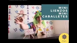 Como Hacer Mini Lienzos y Mini Caballete || Fácil en casa || Materiales Reciclados