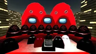 GIANT RED AND SUS ANGRY MUNCI is After Me in GMod - Can I Escape the Madness?
