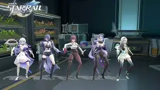 [MMD/honkai starrail] Kafka, black swan , archeon , firefly, mockingbird