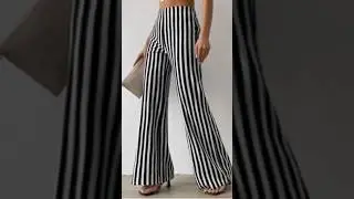 How to make 2 types of bell-bottom transformations for pants 