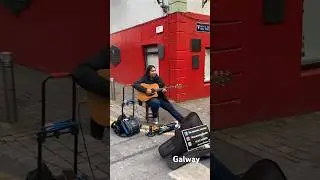 Galway guitarist #galway #guitarist #streetperformer