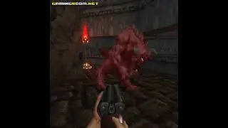 Armas de baixa tecnologia vs. inimigos góticos no Heretic #doommods #short #shorts #doom2 #gameplay