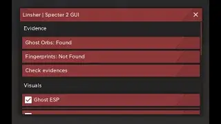 Specter 2 Script | Auto Find Evidence, Ghost ESP, Get Items, Teleport [LuaXe]