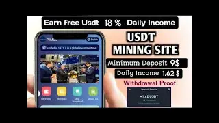 New USDT Earning Website | Invest $9 and Earn USDT 1.62 daily | Pimco withdrawal proof