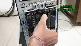 How To Install HP 2TB Scuzzy HDD in HPE Proliant ML30 Gen9 Server | All Setap,RAID & Configration