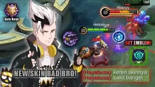 NEW SKIN CLAUDE BAD BRO! MAU DI GANK & DILOCK MUSUH? BEST BUILD & EMBLEM! | TOP GLOBAL CLAUDE - MLBB