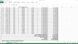 Liquidación Intereses Corrientes y Moratorios ,, Intereses al DTF y de Impuestos Dian - TABLAFACIL