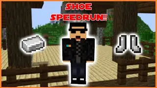 Speedrunning Shoes in MINECRAFT