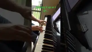 Me playing my #piano again #TuneBasics