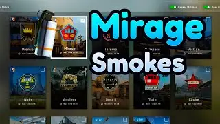 CS:GO - Top 10 Important Mirage Smokes for 2023!