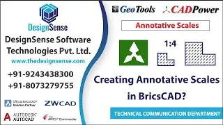 BricsCAD Tutorials: How to Create Annotative Scales in BricsCAD? | DesignSense | Rakesh Rao