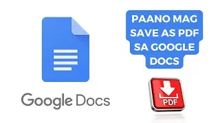 PAANO MAG SAVE AS PDF SA GOOGLE DOCS