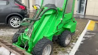 Small green tractor