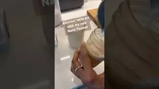 Abstract latte art