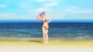 Touhou Girl MMD Sexy Sakuya Bikini