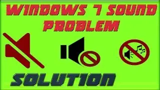 Sound Problem Windows 7 Sound Driver Successfully Install But Sound Icon Mute Or Cross Easy Solution