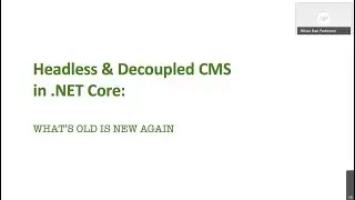 Headless CMS and Decoupled CMS in .NET Core - Ruby Jane Cabagnot