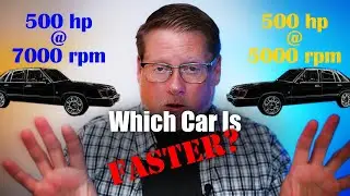 500 Hp @ 5000 RPM vs 7000 RPM - Which is Faster?