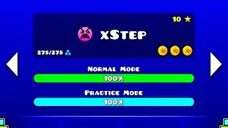 Geometry Dash Walkthrough - Level 10 (xStep) [ALL COINS]