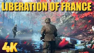 Liberation of France WWII in Battlefield 5 | 4K Ultra HD Gameplay