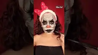 Red Queen Halloween Makeup Look 