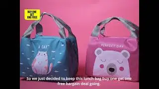 Cute Lunch Bag (BUY ONE GET ONE FREE)