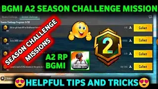 Bgmi A2 RP Season Challenge Mission Explain)Bgmi rp mission | Bgmi week 1 mission explain