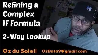 Complex Excel IF Formula Simplified to a 2-Way Lookup with INDEX-MATCH-MATCH