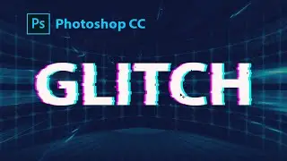 Create A GLITCH Text Effect In Photoshop CC || Bangla Photoahop Tutorial