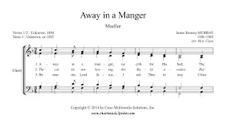 Murray : Away in a Manger - Choir SATB