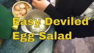 Quick & Easy Deviled Egg Salad Recipe 🥚🥗 | Ready in 5 Minutes ⏱️ I used Floating Eggs