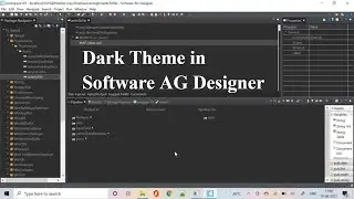 How to enable Dark Theme in Software AG webMethods Designer