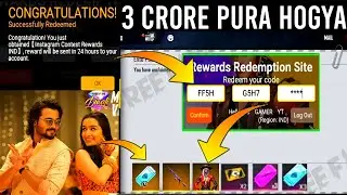 FREE FIRE REDEEM CODE FOR TODAY OCTOBER 31 | FF REWARDS REDEEM CODE | FF REDEEM CODE TODAY