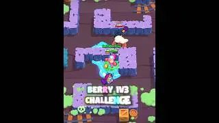 Berry 1v3 Challenge In Duels 🎯🔥 #BrawlStars #Duels #Shorts